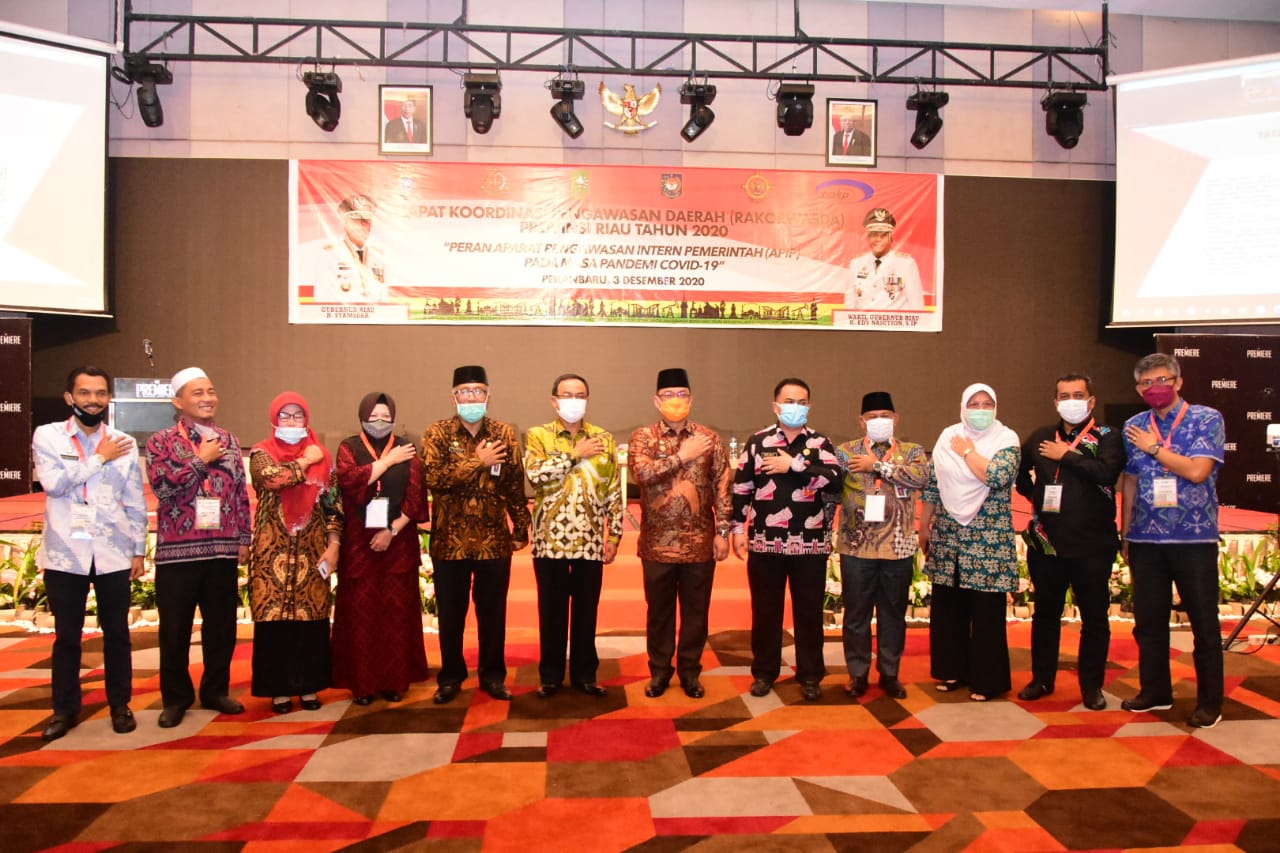 Wakili Gubri, Syahril Abdi Buka RAKORWASDA APIP Provinsi Riau Tahun 2020